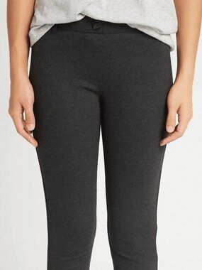 New Betabrand Skinny Leg Classic Dress Pants Yoga Pants DPYP Charcoal Large